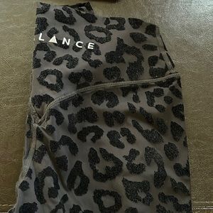 Balance Athletica black cheetah leggings